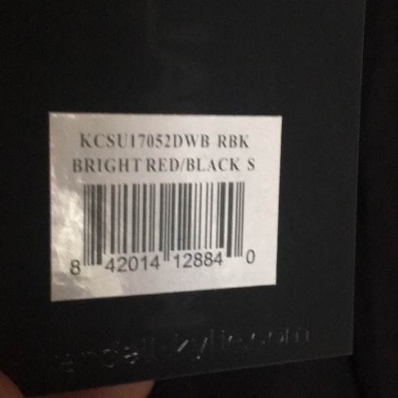 NWT Kendall & Kylie Crepe Pleated Minidress Red S - Picture 14 of 14